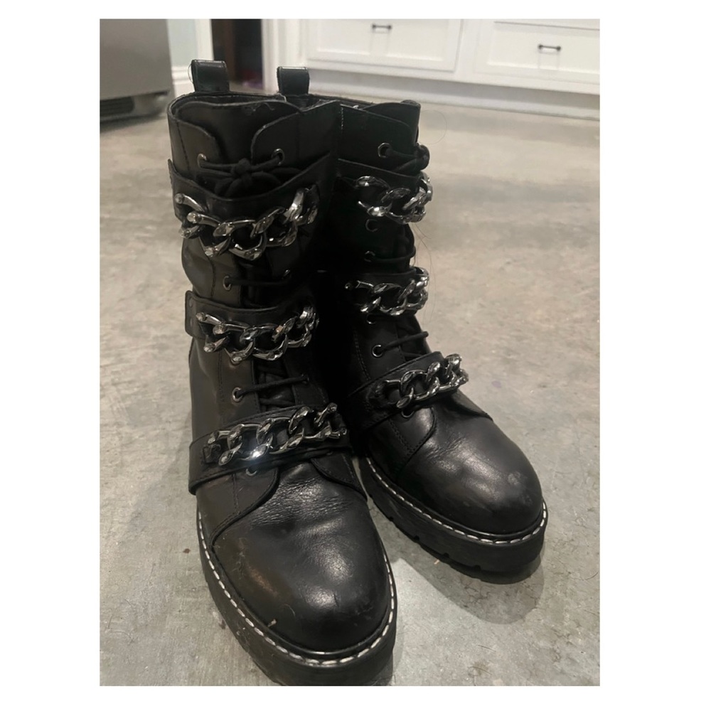 Chained Combat Boots
